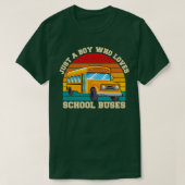 Alleen een jongen die van school houdt, maakt een  t-shirt (Design voorkant)