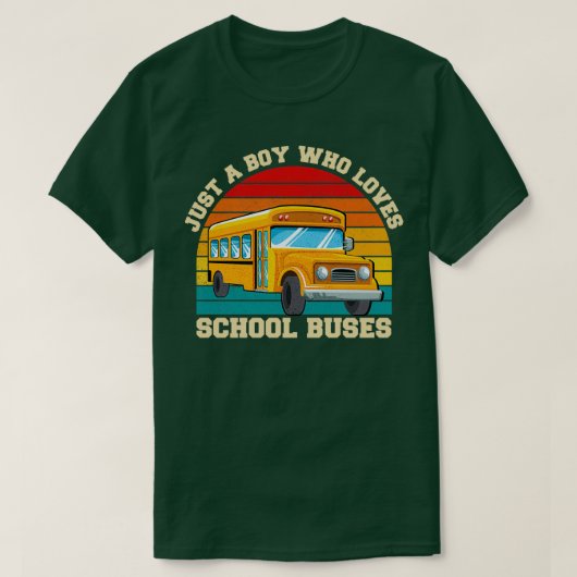 Alleen een jongen die van school houdt, maakt een  t-shirt (Design voorkant)