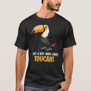 Alleen een jongen die van Toucans Toucan houdt T-shirt