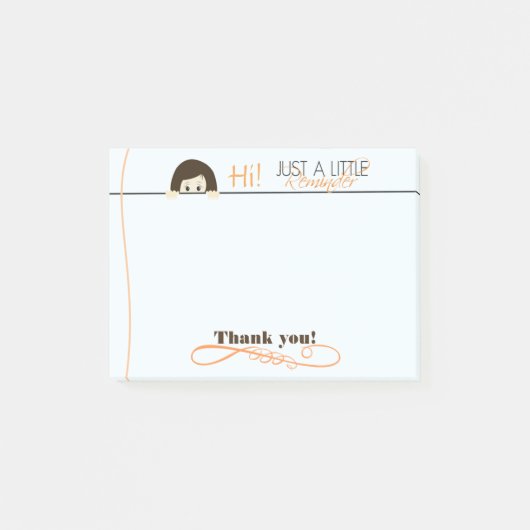 Alleen een kleine herinnering na de opmerking post-it® notes (Voorkant)