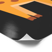 Alleen een leraar die van Giraffes houdt Perfect Poster (Hoek)