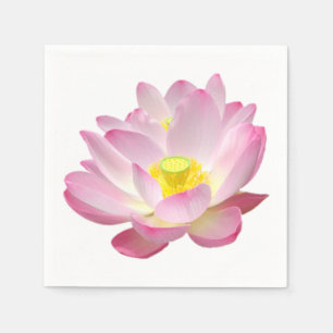 Alleen een Lotus Blossom + jouw tekst & ideeën Servet