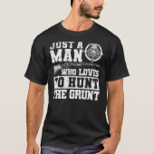 Alleen een Man die graag de boarHog H. T-shirt (Voorkant)