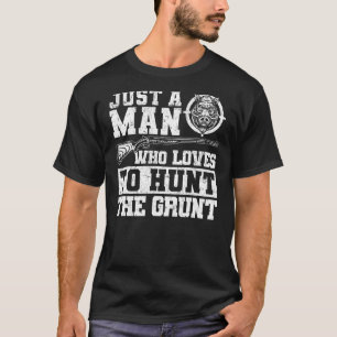 Alleen een Man die graag de boarHog H. T-shirt