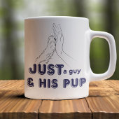 Alleen een man en zijn pup Hiving Mok