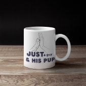 Alleen een man en zijn pup Hiving Mok