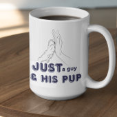 Alleen een man en zijn pup Hiving Mok