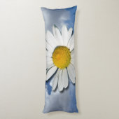 Alleen een Marguerite Blossom + jouw tekst en idee Lichaamskussen (Achterkant (Verticaal))