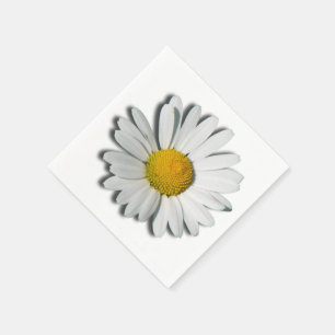 Alleen een Marguerite Blossom + jouw tekst en idee Servet