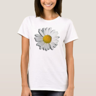 Alleen een Marguerite Blossom + jouw tekst en idee T-shirt