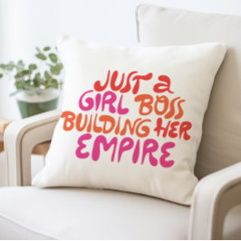 Alleen een meisje boss die haar imperium bouwt kussen