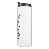 Alleen een meisje dat dieren wil redden thermosbeker (Geroteerd rechts)