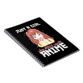 Alleen een meisje dat echt van Anime houdt Notitieboek (Rechterzijde)