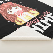 Alleen een meisje dat echt van Anime houdt Sherpa Deken (3/4)