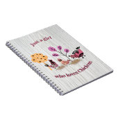 Alleen een meisje dat houdt van kippen country Fol Notitieboek (Rechterzijde)