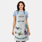 Alleen een meisje dat houdt van kippen country Fol Schort (Gedragen)