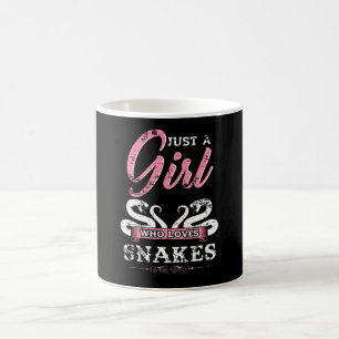 Alleen een meisje dat houdt van snakes Gift Koffiemok