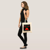 Alleen een meisje dat van aardbeien houdt tote bag (Voorkant (model))