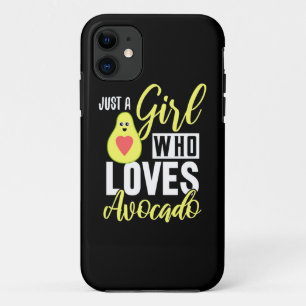 Alleen een meisje dat van Avocado houdt Case-Mate iPhone Case