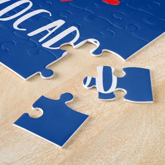 Alleen een meisje dat van Avocado houdt Legpuzzel (Zijkant)