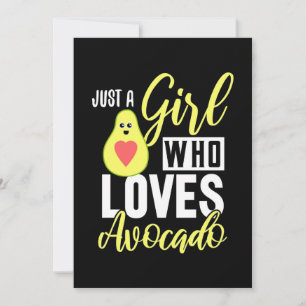 Alleen een meisje dat van Avocado houdt Save The Date