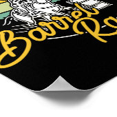 Alleen een meisje dat van Barrel Racing Horse Ridi Poster (Hoek)