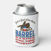 Alleen een meisje dat van Barrel Racing houdt Blikjeskoeler (Blikje Voorkant)