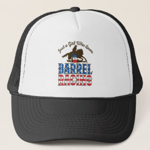 Alleen een meisje dat van Barrel Racing houdt Trucker Pet