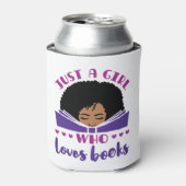 Alleen een meisje dat van Boeken-Amerikaan houdt Blikjeskoeler (Blikje Voorkant)