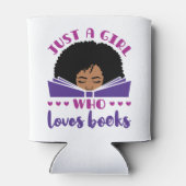 Alleen een meisje dat van Boeken-Amerikaan houdt Blikjeskoeler (Achterkant)