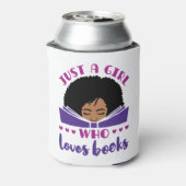 Alleen een meisje dat van Boeken-Amerikaan houdt Blikjeskoeler (Blikje Achterkant)