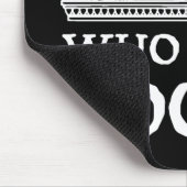 Alleen een meisje dat van boeken houdt muismat (Hoek)