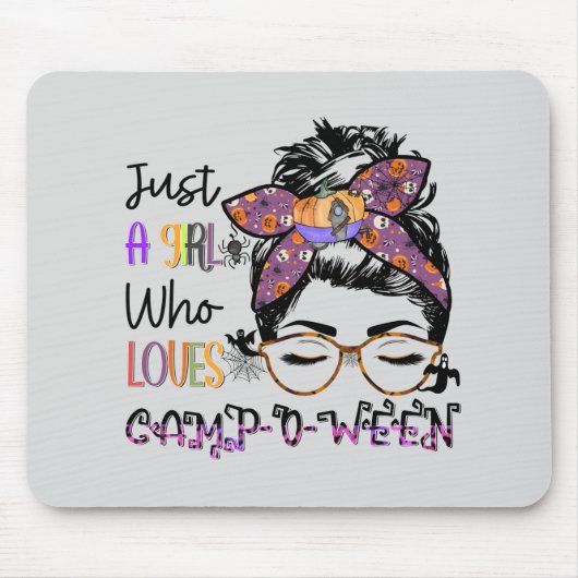 Alleen een meisje dat van Camp-o-ween houdt | Hall Muismat (Voorkant)