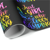 Alleen een meisje dat van Camping houdt Cadeaupapier (Rol Hoek)