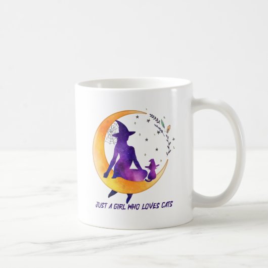 Alleen een meisje dat van Cat houdt Koffiemok (Rechts)