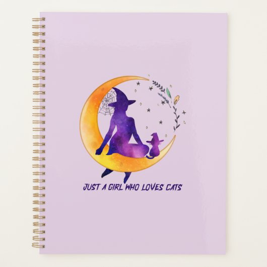 Alleen een meisje dat van Cat houdt Planner (Voorkant)