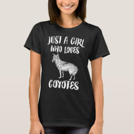 Alleen een meisje dat van Coyotes T-Shirt houdt