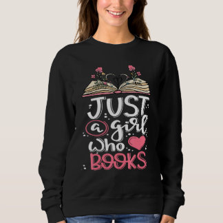Alleen een meisje dat van de boeken houdt die leze trui