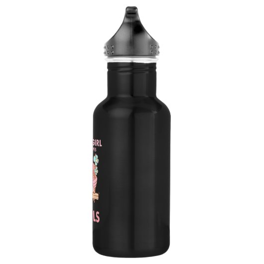 Alleen een meisje dat van de eigenaar houdt waterfles  (Rechts)