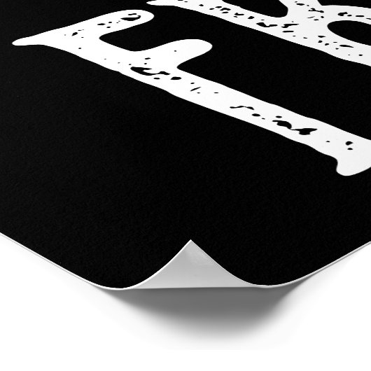 Alleen een meisje dat van de Fransen houdt Poster (Hoek)