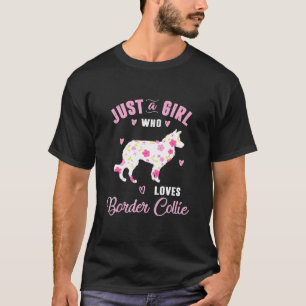 Alleen een meisje dat van de grens houdt, Collie S T-shirt