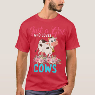 Alleen een meisje dat van de Koe houdt, Floral Flo T-shirt