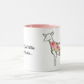 Alleen een meisje dat van de Mok van een geitenkof (Midden)