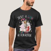 Alleen een meisje dat van de Nutcrackers kerstball T-shirt (Voorkant)