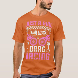 Alleen een meisje dat van de Slepen van de Race va T-shirt