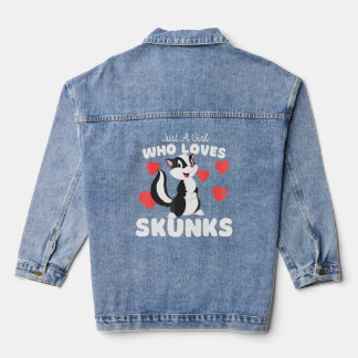 Alleen een meisje dat van de stinkstinkstinkdier h denim jacket
