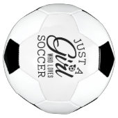 Alleen een meisje dat van de Voetbal houdt (Gedraaid)