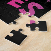 Alleen een meisje dat van de Waterverf van de Wolv Legpuzzel (Zijkant)