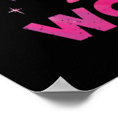 Alleen een meisje dat van de Waterverf van de Wolv Poster (Hoek)