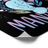 Alleen een meisje dat van Dierenvrienden houdt Poster (Hoek)